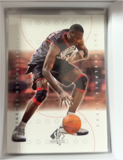 2000-01 Upper Deck SP Authentic #62 Dikembe Mutombo — front