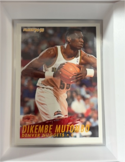 1994-95 Fleer #58 Dikembe Mutombo — front