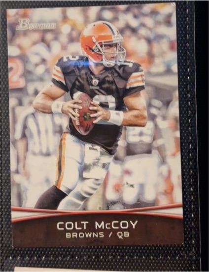 2012 Bowman #78 Colt McCoy — front