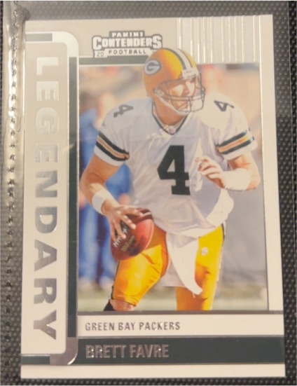 2022 Panini Contenders Legendary #LGD-BFA Brett Favre — front