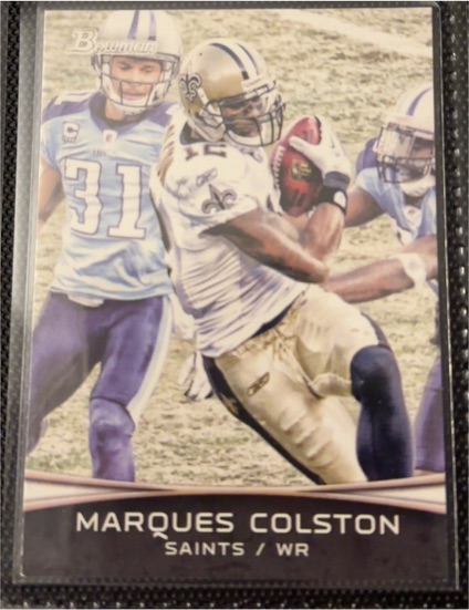 2012 Bowman #93 Marques Colston — front