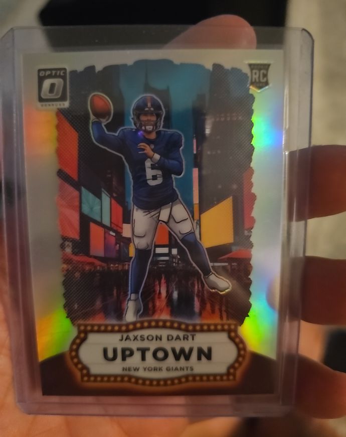 2025 Panini Donruss Optic #11 Jaxson Dart Uptown Rookie — front