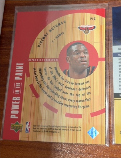 1999 Upper Deck Hardcourt #P12 Dikembe Mutombo — front