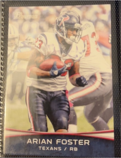 2012 Bowman #30 Arian Foster — front