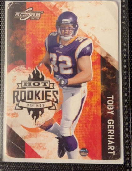 2010 Score #29 Toby Gerhart — front