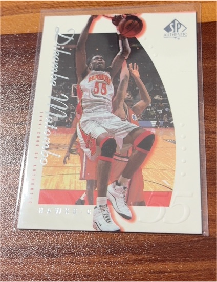 1999-00 SP Authentic #1 Dikembe Mutombo — front