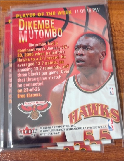 1997-98 Fleer Million Dollar Moments #45 Dikembe Mutombo — front