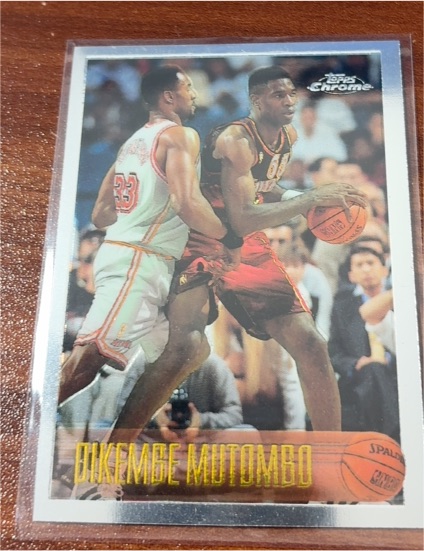 1996-97 Topps Chrome #112 Dikembe Mutombo — front