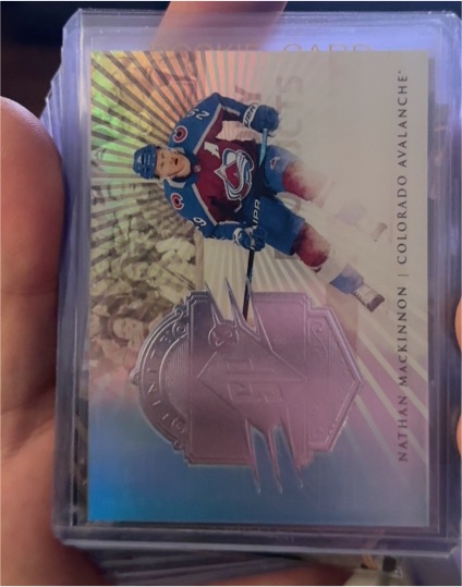 2024-25 Upper Deck SPx Finite #F-4 Nathan MacKinnon — front