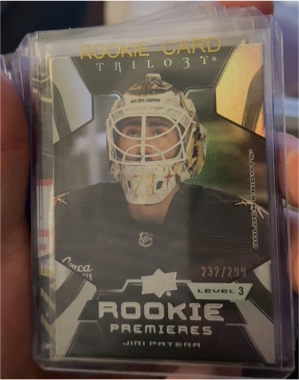 2023-24 Upper Deck Trilogy Rookie Premieres #232 Jiri Patera — front