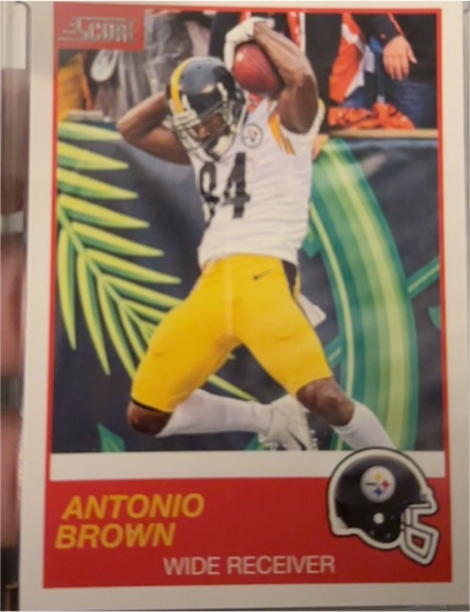 2019 Panini Score #116 Antonio Brown — front