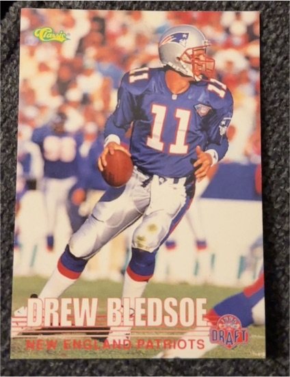 1995 Classic NFL Draft #106 Drew Bledsoe — front