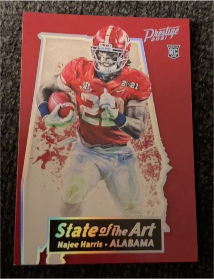 2021 Panini Prestige #15 Najee Harris State of the Art — front