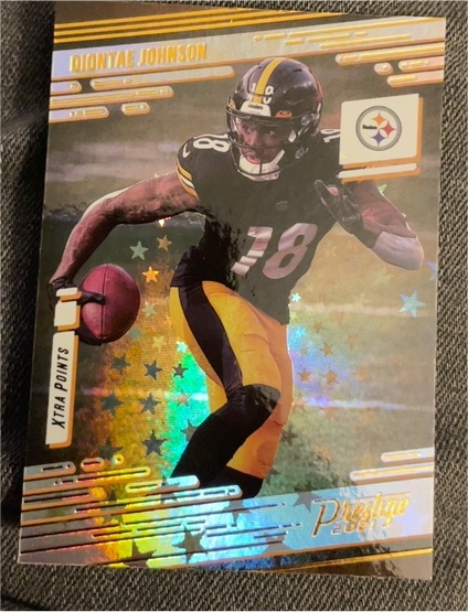 2021 Panini Prestige #170 Diontae Johnson Xtra Points Astral — front