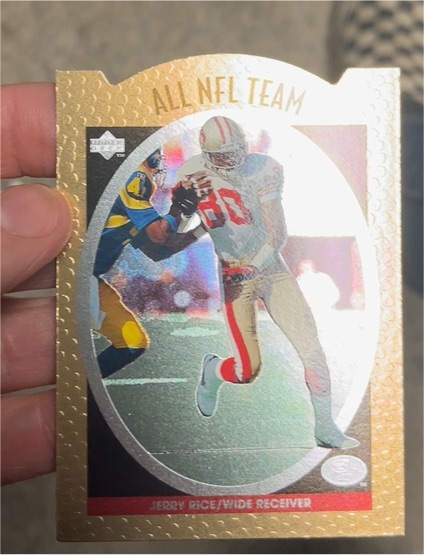 1996 Upper Deck #AN3 Jerry Rice All NFL Team — front