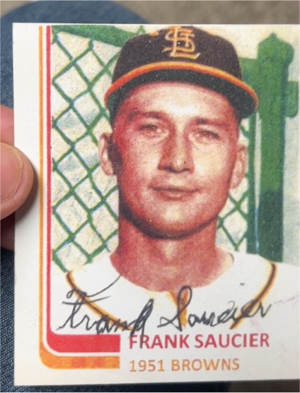 1951 Topps Frank Saucier # — front