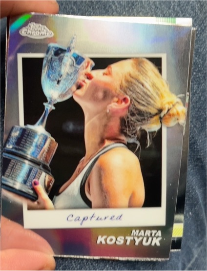 2024 Topps Chrome Tennis #CTD-MK Marta Kostyuk Captured — front