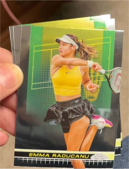 2024 Topps Chrome Tennis #198 Emma Raducanu — front