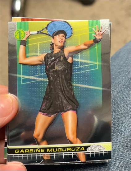 2024 Topps Chrome Tennis #39 Garbine Muguruza — front
