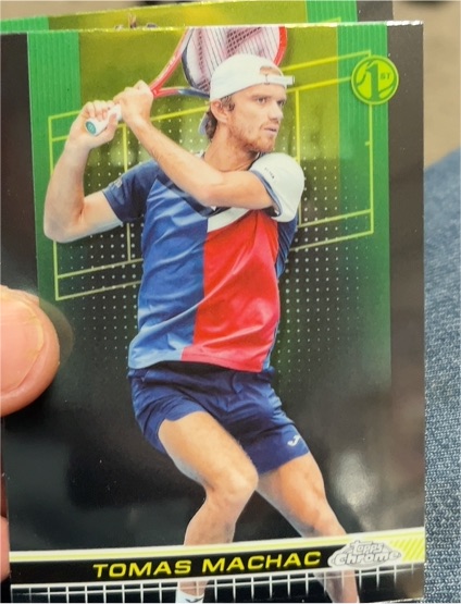 2024 Topps Chrome Tennis #110 Tomas Machac — front