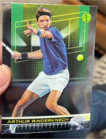 2024 Topps Chrome Tennis #118 Arthur Rinderknech — front