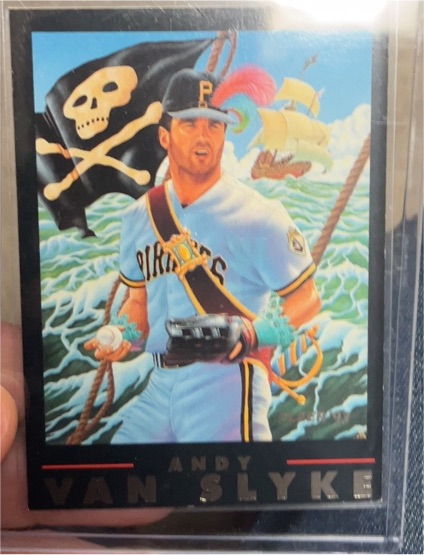 1993 Fleer Pro-Visions #1 Andy Van Slyke — front
