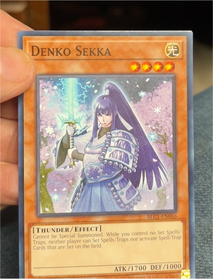 Yu-Gi-Oh! BLC1-EN066 Denko Sekka — front