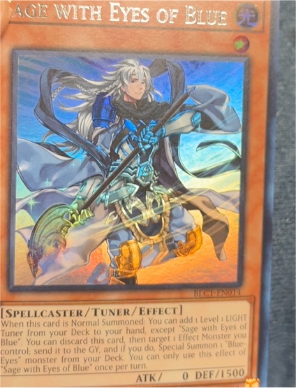 Yu-Gi-Oh! Battles of Legend: Chapter 1 #BLC1-EN014 Sage with Eyes of Blue — front