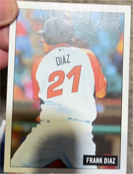 2005 Bowman Heritage #216 Frank Diaz — front
