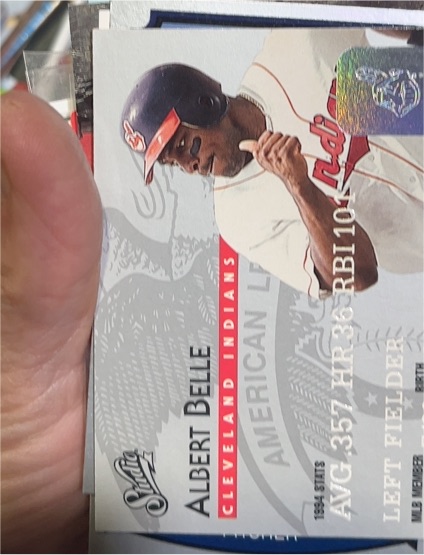 1995 Studio #15 Albert Belle — front