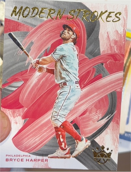 2022 Panini Diamond Kings Modern Strokes #MS-11 Bryce Harper — front