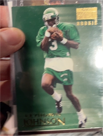 1996 Skybox Premium #203 Keyshawn Johnson — front