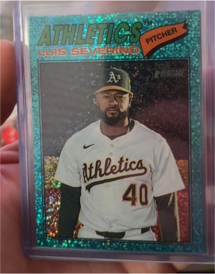 2026 Topps Heritage #206 Luis Severino — front