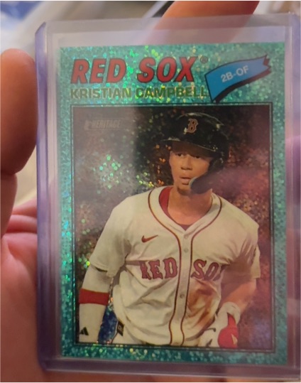 2026 Topps Heritage Chrome #367 Kristian Campbell — front