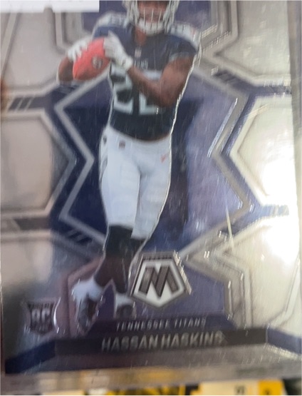 2022 Panini Mosaic #325 Hassan Haskins Rookie Card — front