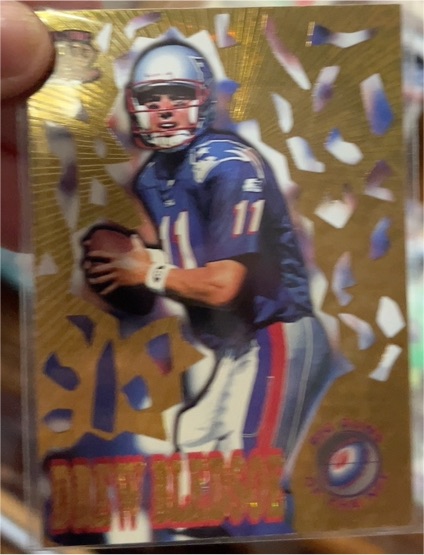 1996 Pacific Invincible #I-86 Drew Bledsoe — front