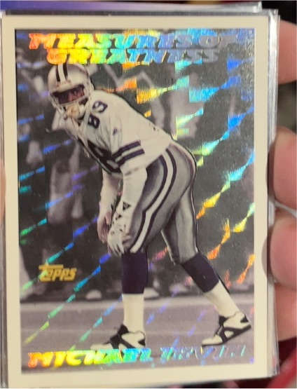 1994 Topps Measures of Greatness #318 Michael Irvin — front
