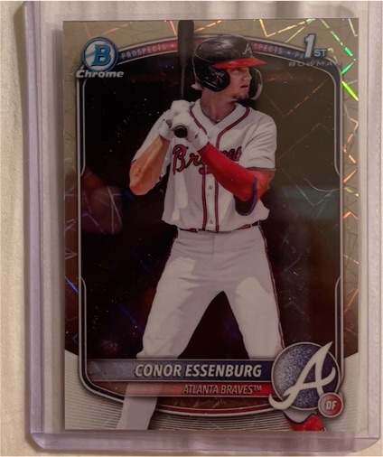 2025 Bowman Chrome #BDC-124 Conor Essenburg — front
