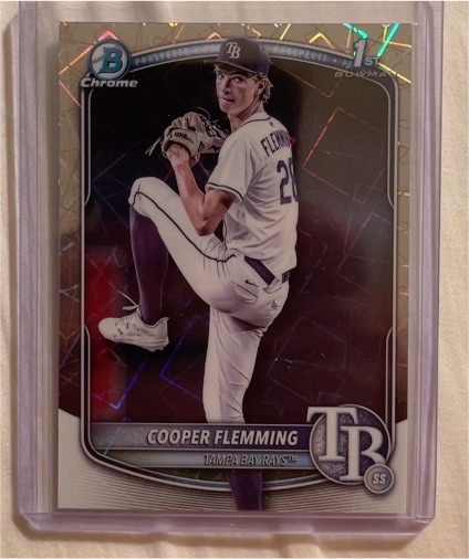 2025 Bowman Chrome Draft #BDC-166 Cooper Flemming — front