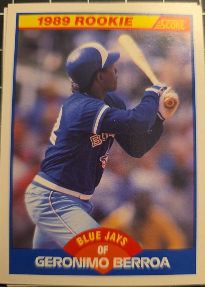 1989 Score #632 Geronimo Berroa — front