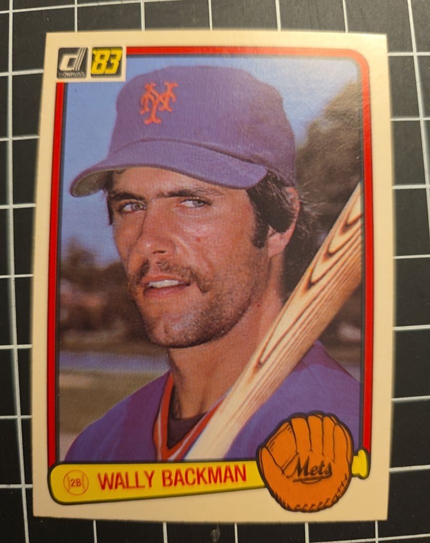 1983 Donruss #618 Wally Backman — front