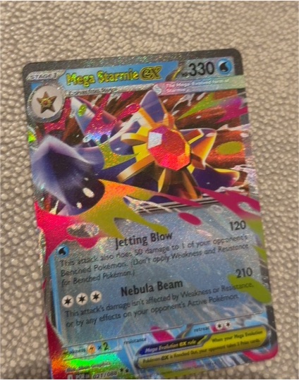 2023 Pokémon Perfect Order #021 Mega Starmie EX — front