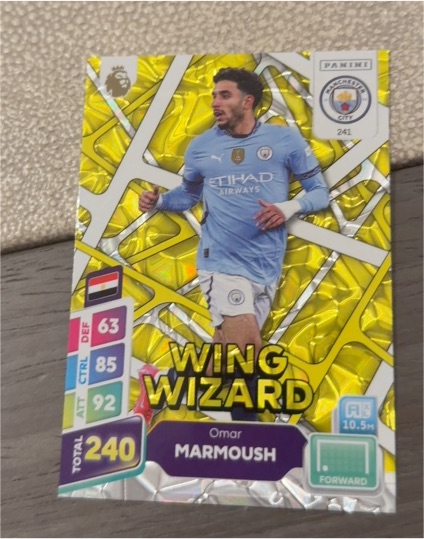 2024-25 Panini Adrenalyn XL #241 Omar Marmoush — front