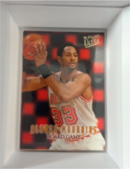 1996-97 Fleer Ultra #11 Alonzo Mourning Board Game — front