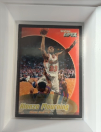 1999-00 SkyBox Apex #111 Alonzo Mourning — front