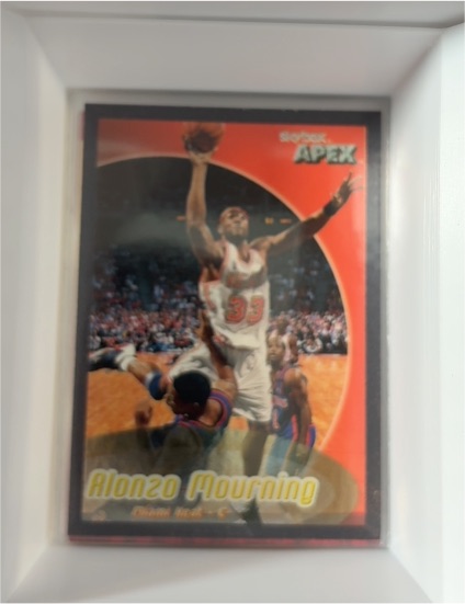 1999-00 SkyBox Apex #111 Alonzo Mourning — front