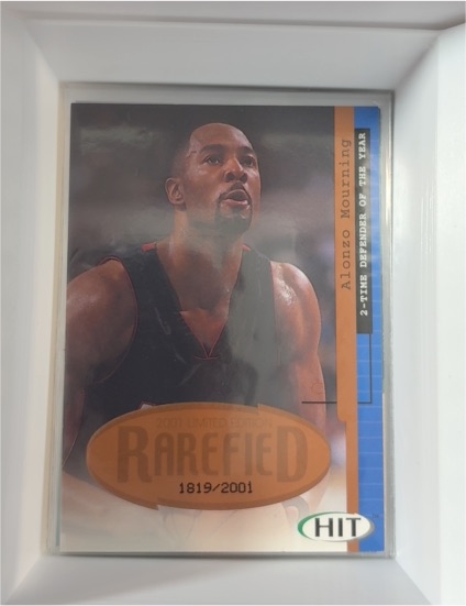 2001-02 SAGE Hit Rarefied #R19 Alonzo Mourning — front