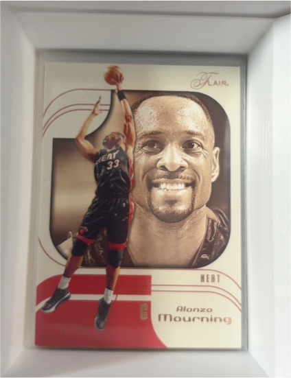 2002-03 Fleer Flair #4 Alonzo Mourning — front
