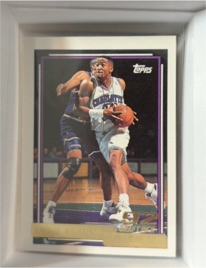 1992-93 Topps Gold #393 Alonzo Mourning — front