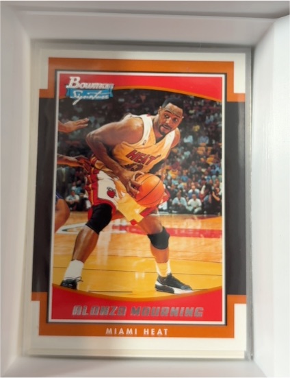 2002-03 Bowman Signature #SE-AM Alonzo Mourning — front